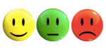 Happy neutral sad faces
